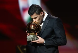 RODRI GANHA A BOLA DE OURO DE 2024